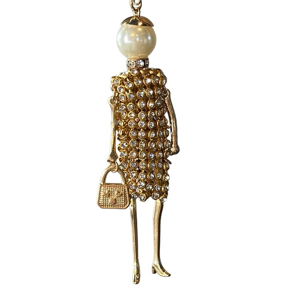 Handmade Crystal Doll Long Necklace - Picture 9 of 14